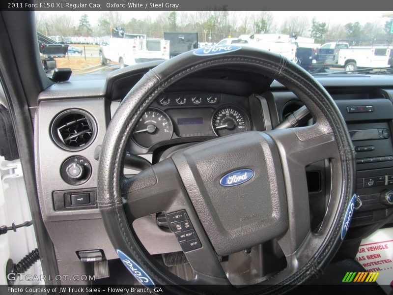 Oxford White / Steel Gray 2011 Ford F150 XL Regular Cab