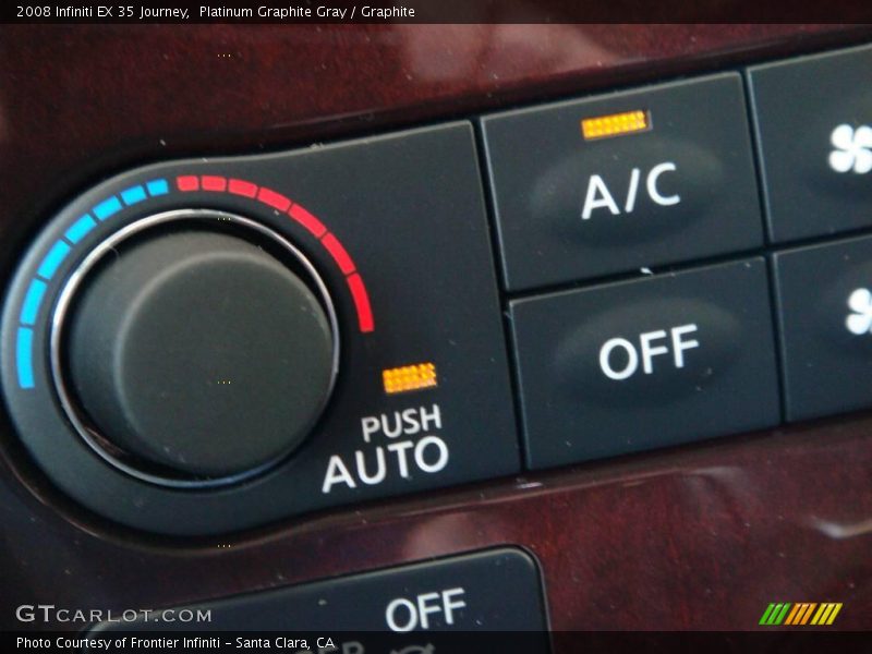 Platinum Graphite Gray / Graphite 2008 Infiniti EX 35 Journey