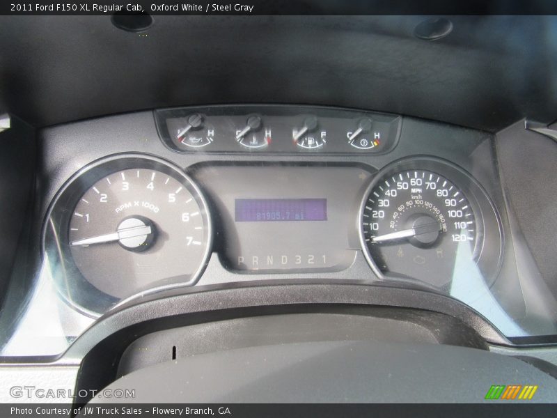 Oxford White / Steel Gray 2011 Ford F150 XL Regular Cab