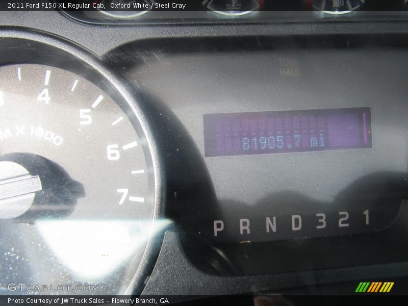 Oxford White / Steel Gray 2011 Ford F150 XL Regular Cab