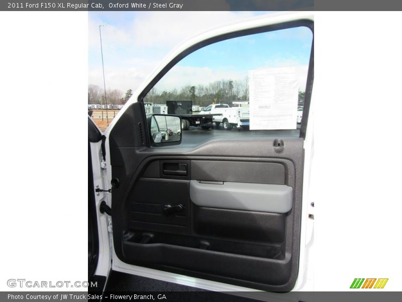 Oxford White / Steel Gray 2011 Ford F150 XL Regular Cab