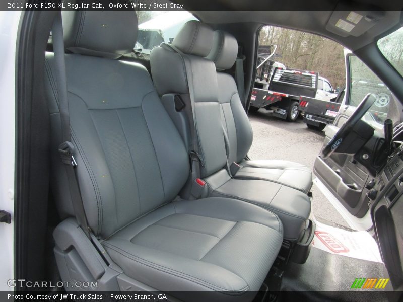 Oxford White / Steel Gray 2011 Ford F150 XL Regular Cab