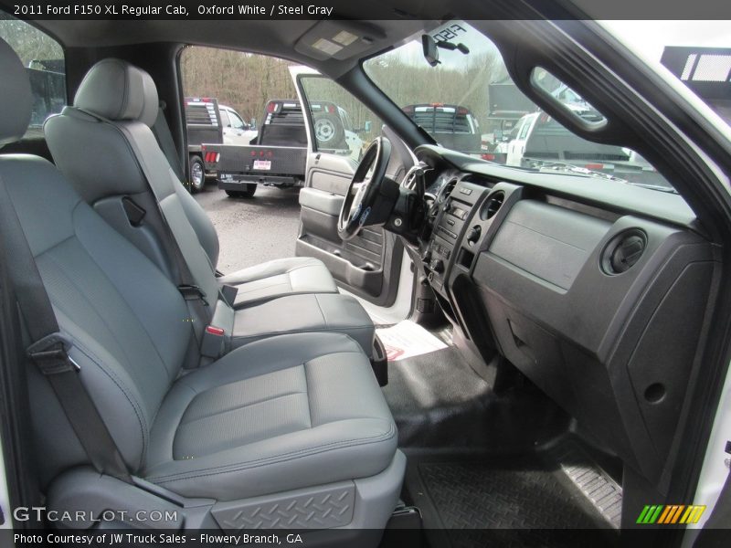 Oxford White / Steel Gray 2011 Ford F150 XL Regular Cab