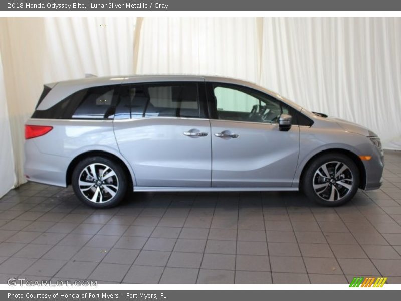 Lunar Silver Metallic / Gray 2018 Honda Odyssey Elite