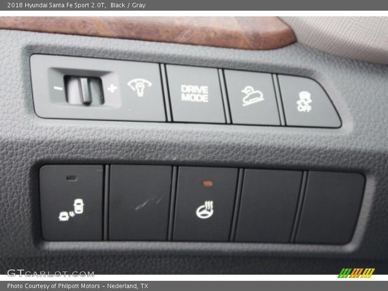 Black / Gray 2018 Hyundai Santa Fe Sport 2.0T
