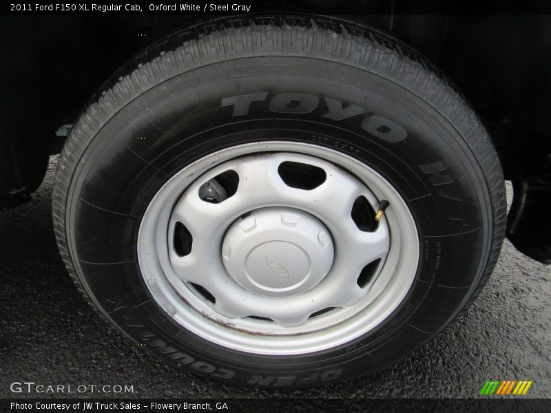 Oxford White / Steel Gray 2011 Ford F150 XL Regular Cab