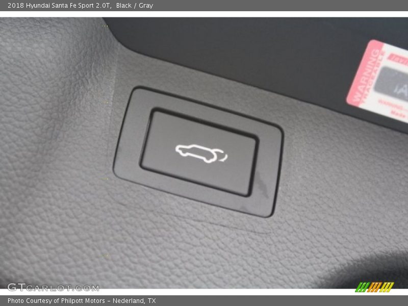 Black / Gray 2018 Hyundai Santa Fe Sport 2.0T