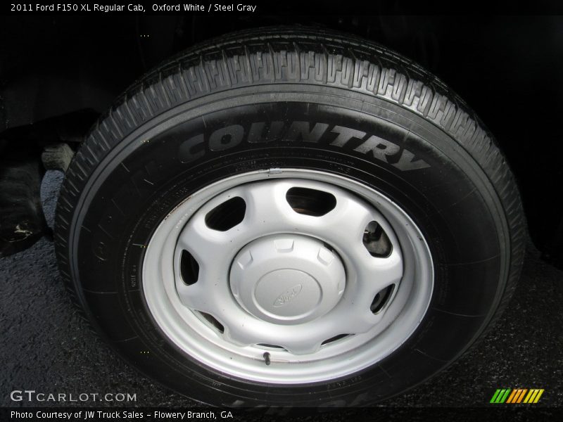 Oxford White / Steel Gray 2011 Ford F150 XL Regular Cab