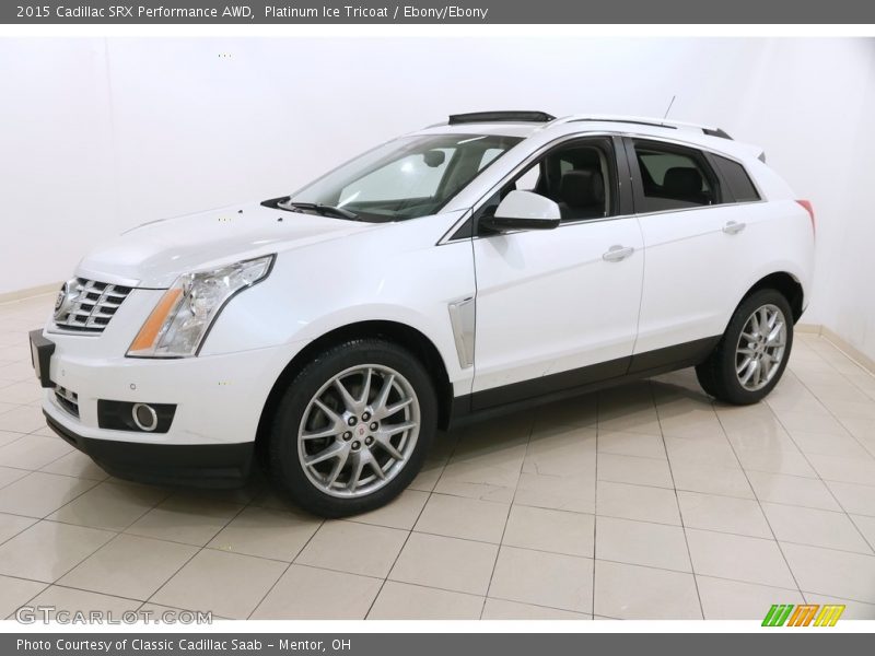 Platinum Ice Tricoat / Ebony/Ebony 2015 Cadillac SRX Performance AWD