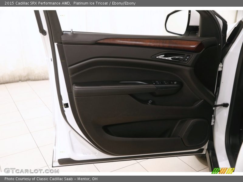 Platinum Ice Tricoat / Ebony/Ebony 2015 Cadillac SRX Performance AWD