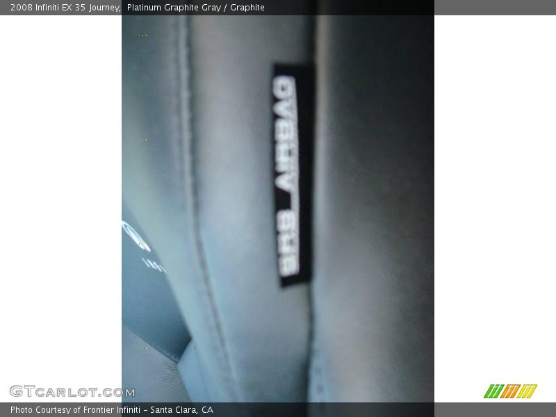 Platinum Graphite Gray / Graphite 2008 Infiniti EX 35 Journey