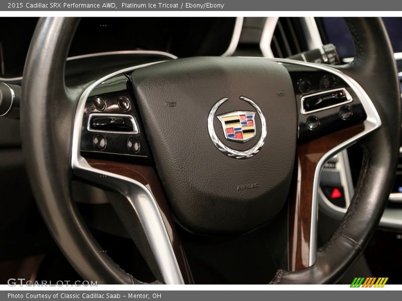 Platinum Ice Tricoat / Ebony/Ebony 2015 Cadillac SRX Performance AWD