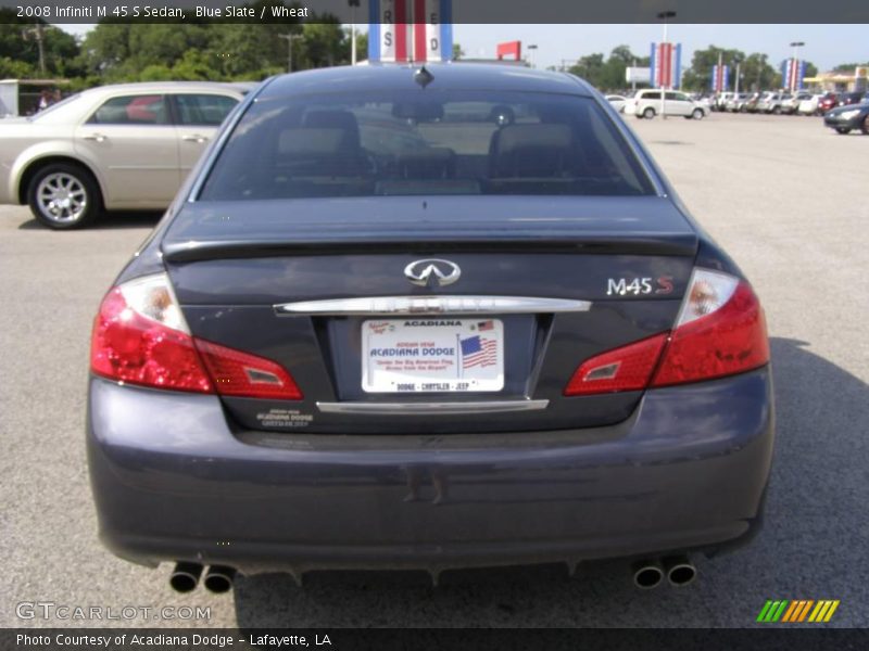 Blue Slate / Wheat 2008 Infiniti M 45 S Sedan