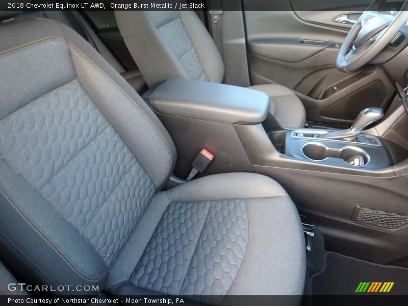 Orange Burst Metallic / Jet Black 2018 Chevrolet Equinox LT AWD