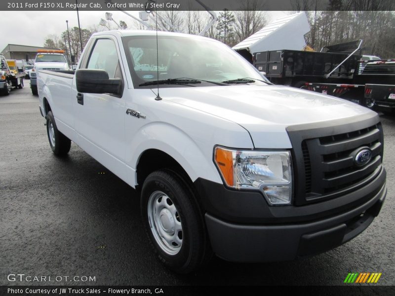 Oxford White / Steel Gray 2011 Ford F150 XL Regular Cab