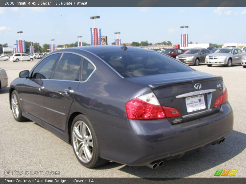 Blue Slate / Wheat 2008 Infiniti M 45 S Sedan