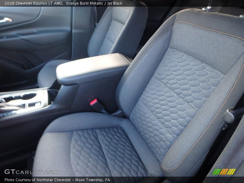 Orange Burst Metallic / Jet Black 2018 Chevrolet Equinox LT AWD