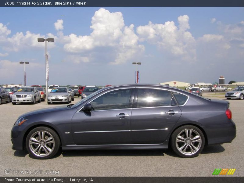 Blue Slate / Wheat 2008 Infiniti M 45 S Sedan