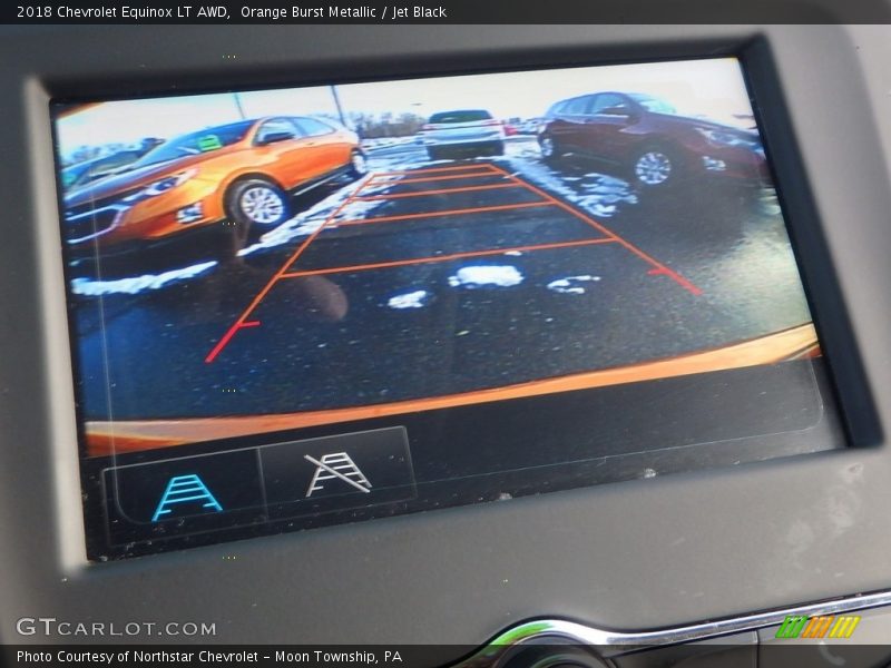 Orange Burst Metallic / Jet Black 2018 Chevrolet Equinox LT AWD