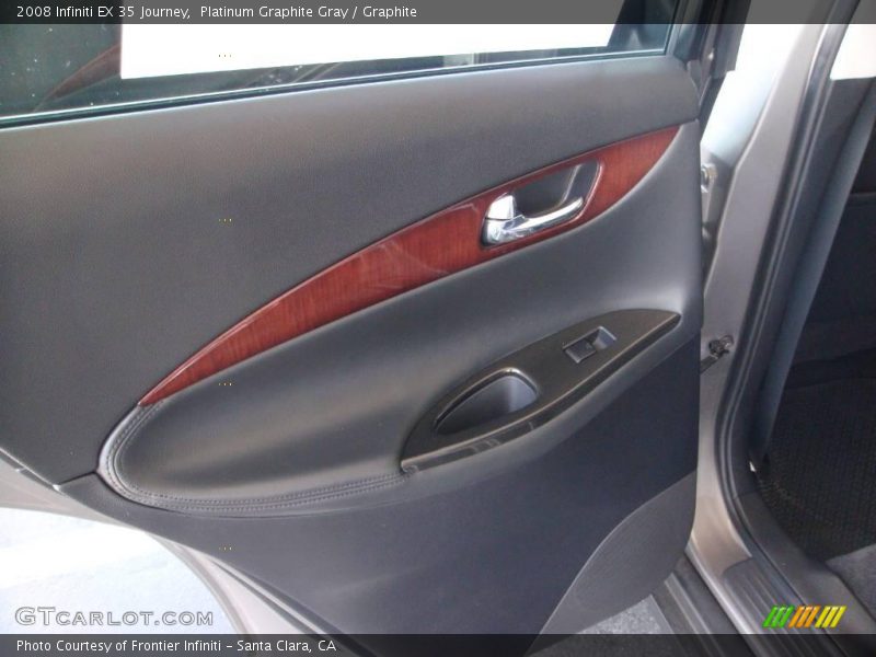 Platinum Graphite Gray / Graphite 2008 Infiniti EX 35 Journey