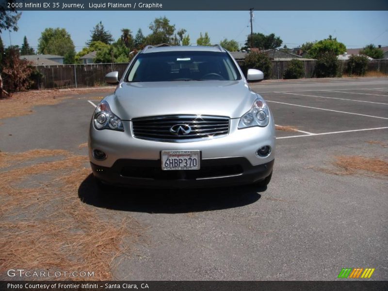 Liquid Platinum / Graphite 2008 Infiniti EX 35 Journey