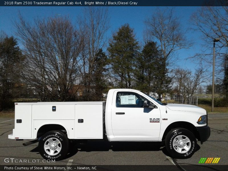 Bright White / Black/Diesel Gray 2018 Ram 2500 Tradesman Regular Cab 4x4