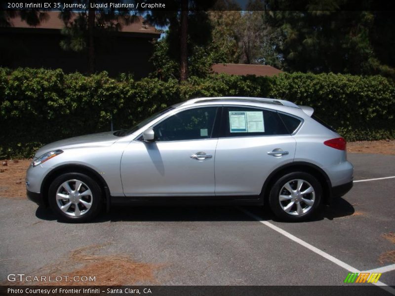 Liquid Platinum / Graphite 2008 Infiniti EX 35 Journey