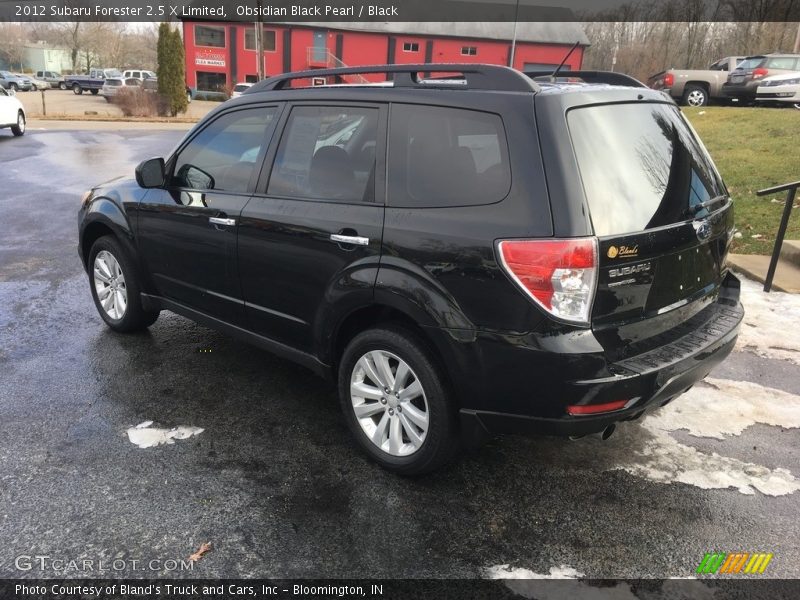 Obsidian Black Pearl / Black 2012 Subaru Forester 2.5 X Limited