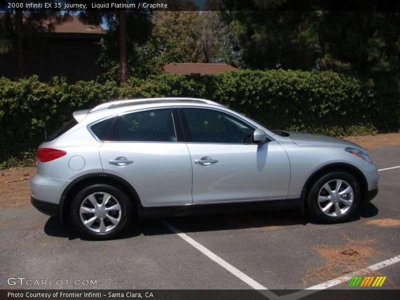 Liquid Platinum / Graphite 2008 Infiniti EX 35 Journey