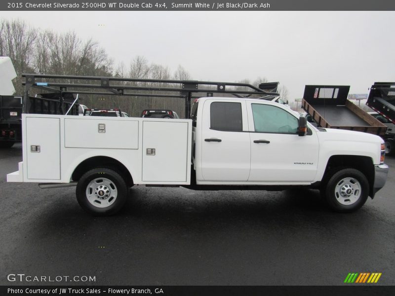 Summit White / Jet Black/Dark Ash 2015 Chevrolet Silverado 2500HD WT Double Cab 4x4