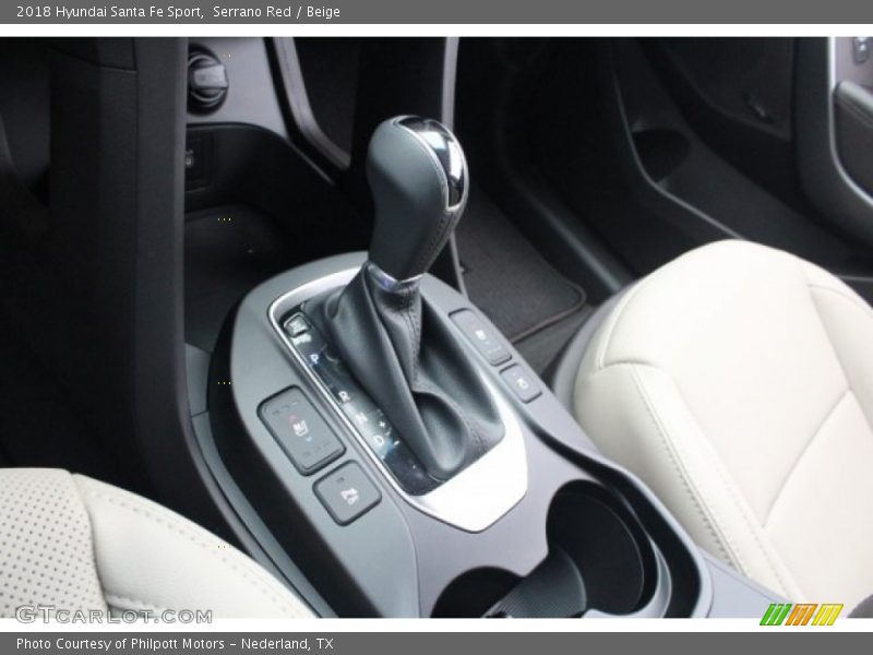 Serrano Red / Beige 2018 Hyundai Santa Fe Sport