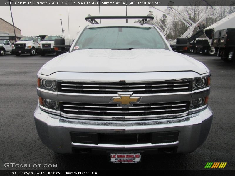 Summit White / Jet Black/Dark Ash 2015 Chevrolet Silverado 2500HD WT Double Cab 4x4