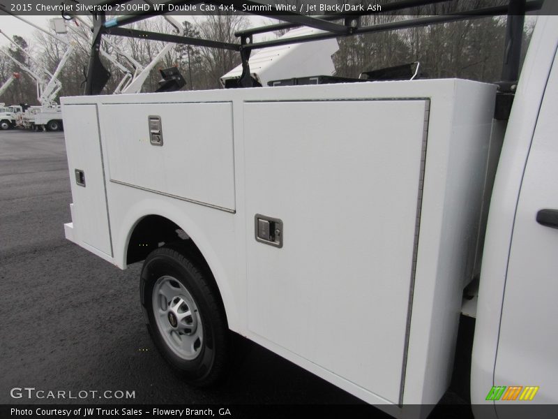Summit White / Jet Black/Dark Ash 2015 Chevrolet Silverado 2500HD WT Double Cab 4x4