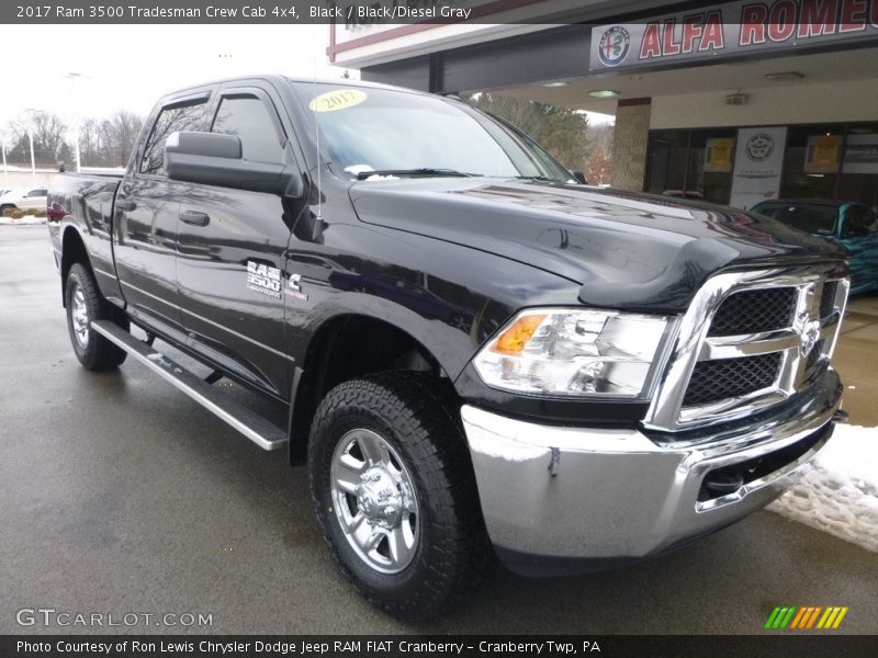 Black / Black/Diesel Gray 2017 Ram 3500 Tradesman Crew Cab 4x4