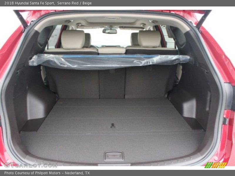 Serrano Red / Beige 2018 Hyundai Santa Fe Sport
