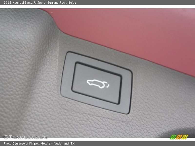 Serrano Red / Beige 2018 Hyundai Santa Fe Sport