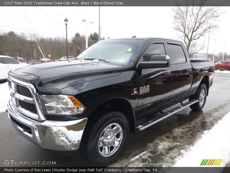 Black / Black/Diesel Gray 2017 Ram 3500 Tradesman Crew Cab 4x4