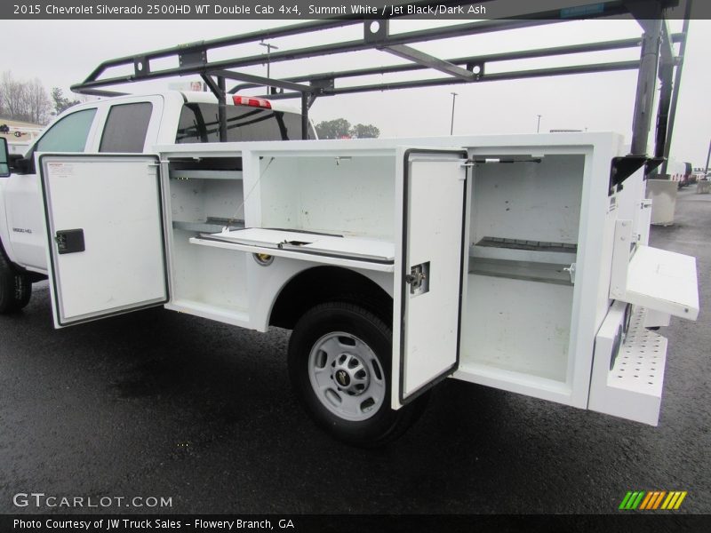 Summit White / Jet Black/Dark Ash 2015 Chevrolet Silverado 2500HD WT Double Cab 4x4