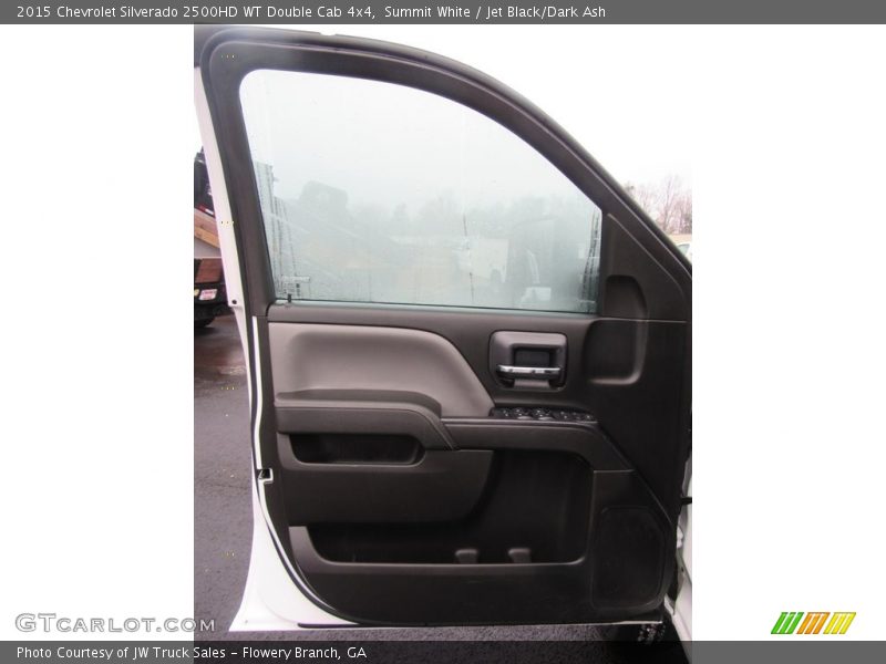 Summit White / Jet Black/Dark Ash 2015 Chevrolet Silverado 2500HD WT Double Cab 4x4