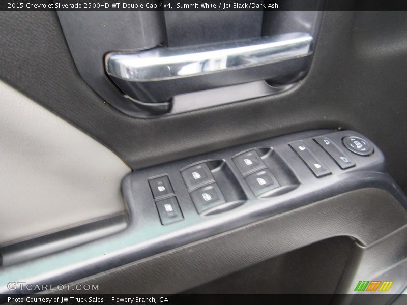 Summit White / Jet Black/Dark Ash 2015 Chevrolet Silverado 2500HD WT Double Cab 4x4