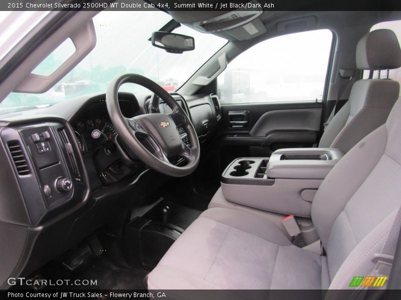 Summit White / Jet Black/Dark Ash 2015 Chevrolet Silverado 2500HD WT Double Cab 4x4