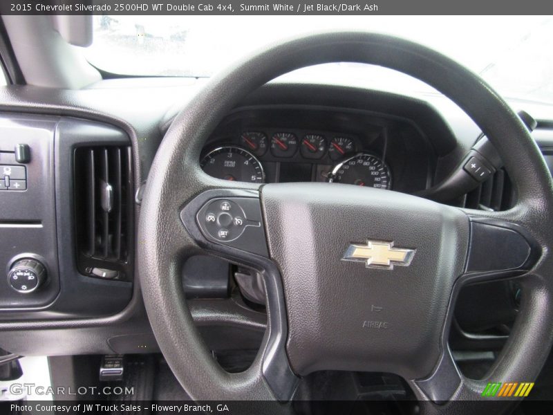 Summit White / Jet Black/Dark Ash 2015 Chevrolet Silverado 2500HD WT Double Cab 4x4