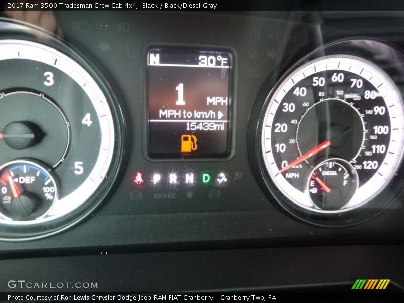 Black / Black/Diesel Gray 2017 Ram 3500 Tradesman Crew Cab 4x4