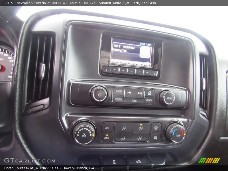 Summit White / Jet Black/Dark Ash 2015 Chevrolet Silverado 2500HD WT Double Cab 4x4
