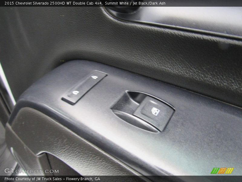 Summit White / Jet Black/Dark Ash 2015 Chevrolet Silverado 2500HD WT Double Cab 4x4