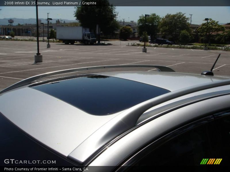 Liquid Platinum / Graphite 2008 Infiniti EX 35 Journey