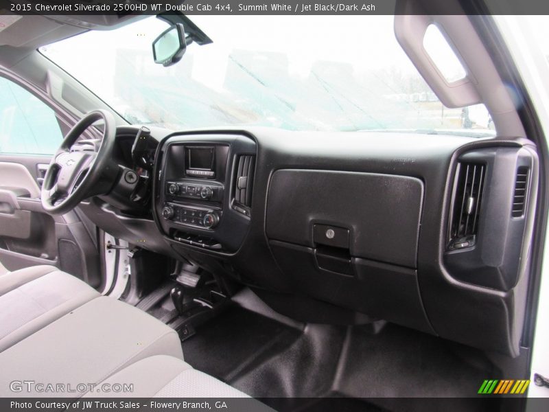 Summit White / Jet Black/Dark Ash 2015 Chevrolet Silverado 2500HD WT Double Cab 4x4
