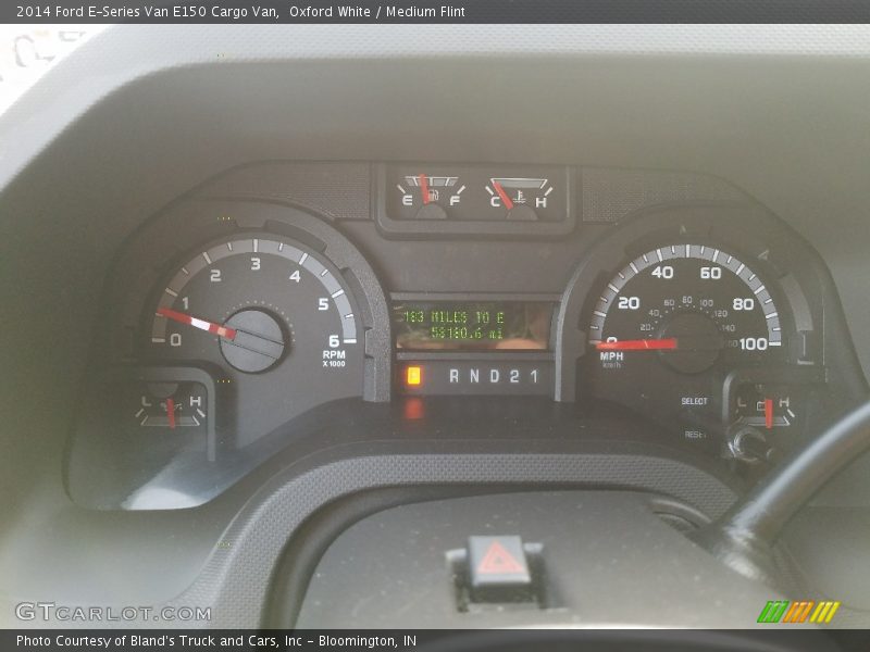 Oxford White / Medium Flint 2014 Ford E-Series Van E150 Cargo Van