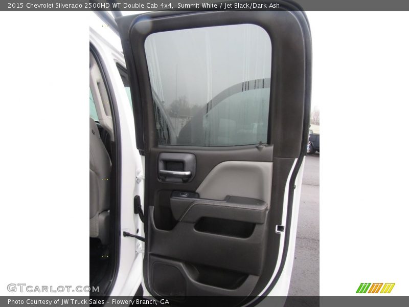 Summit White / Jet Black/Dark Ash 2015 Chevrolet Silverado 2500HD WT Double Cab 4x4