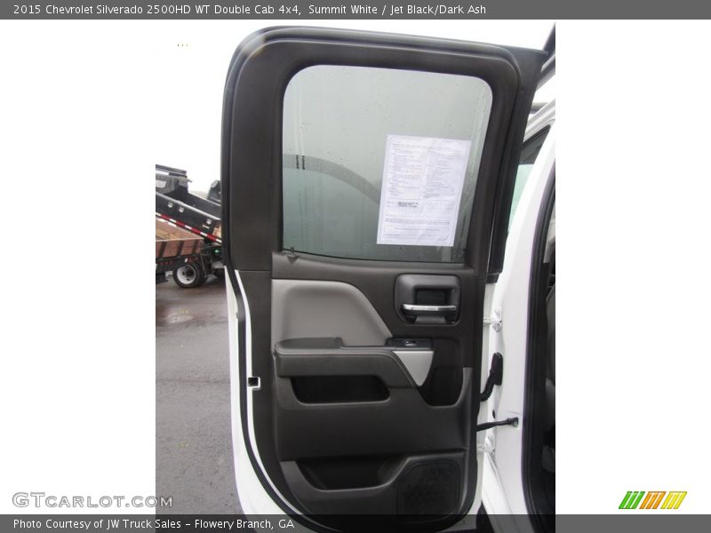 Summit White / Jet Black/Dark Ash 2015 Chevrolet Silverado 2500HD WT Double Cab 4x4